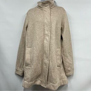 Lands' End Full Zip Sweater button up Jacket Size m/t 10-12